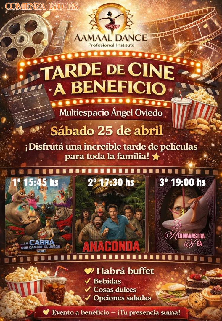 Chepes: Aamaal Dance organiza una tarde de cine solidaria para cumplir el sueño de viajar a competir