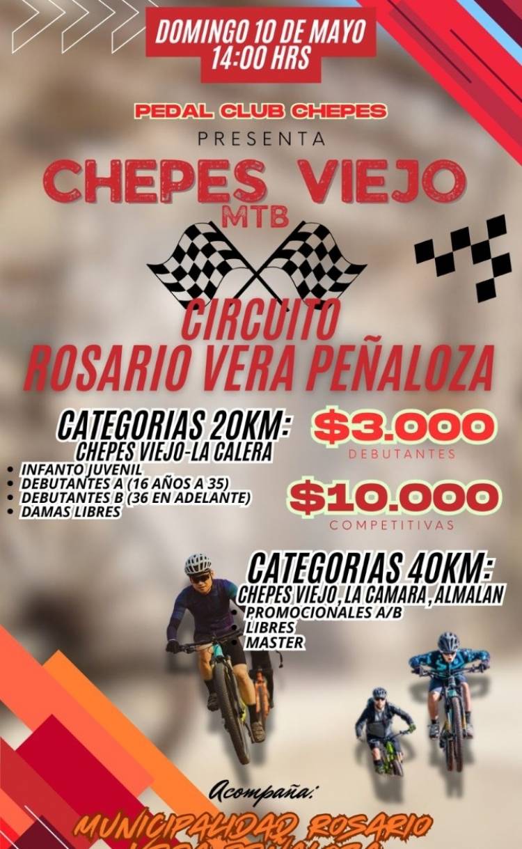 Anuncian carrera de MTB en Villa Chepes con categorías para todas las edades