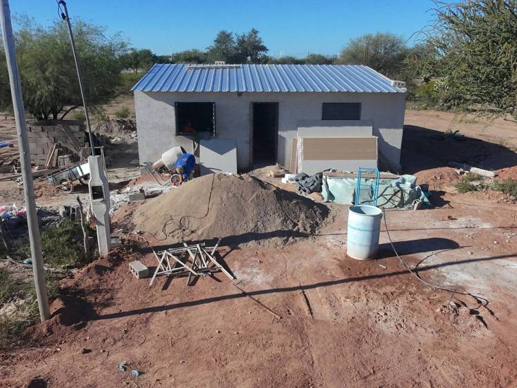 Avanza el sueño de la casa propia en Desiderio Tello con nuevas obras del Plan Angelelli