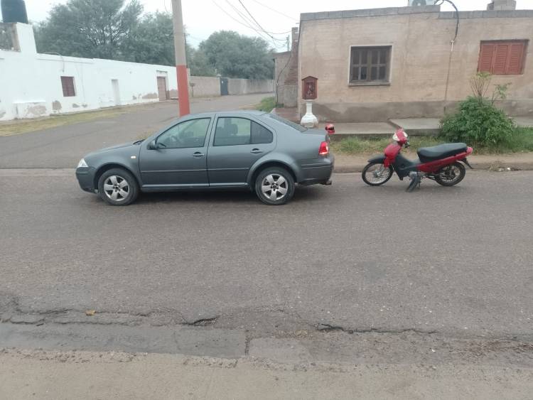 Adolescente resultó herida tras un choque en Ulapes