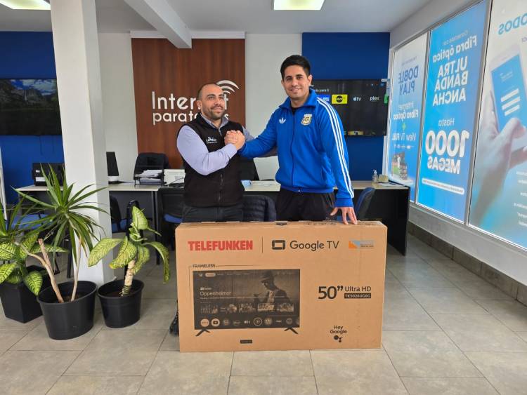 Chepes: Internet para Todos entregó televisores a los ganadores del sorteo "Mundial" 