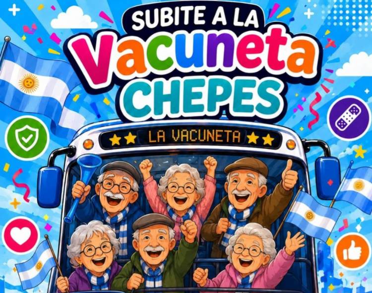 Chepes: intensifican la vacunación antigripal domiciliaria para adultos mayores