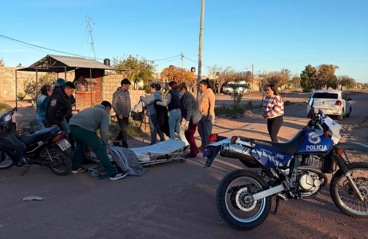 Chepes: dos mujeres resultaron heridas tras un choque entre un auto y una motocicleta