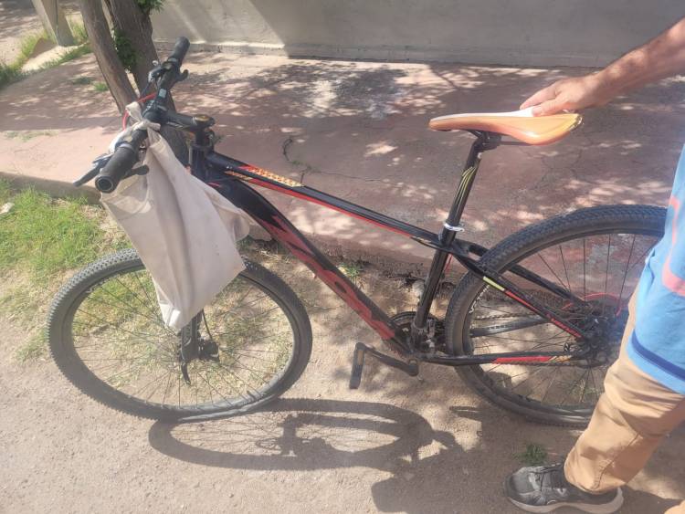 La Policía recuperó una bicicleta robada y será restituida a su propietario en Ulapes