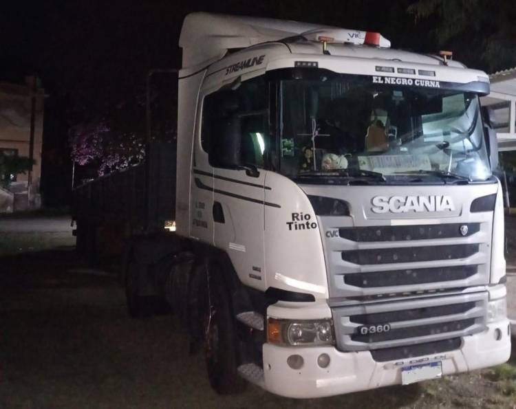 Secuestraron un camión con pedido de captura en Ruta 38