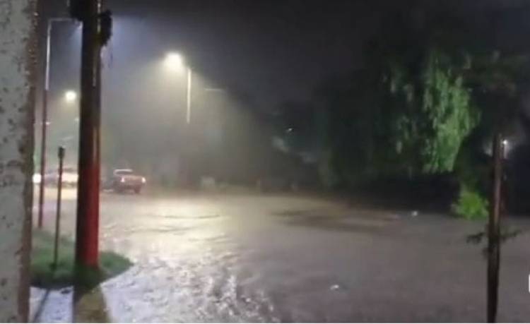 Importantes precipitaciones registradas en el Departamento Rosario Vera Peñaloza este 17 de octubre   